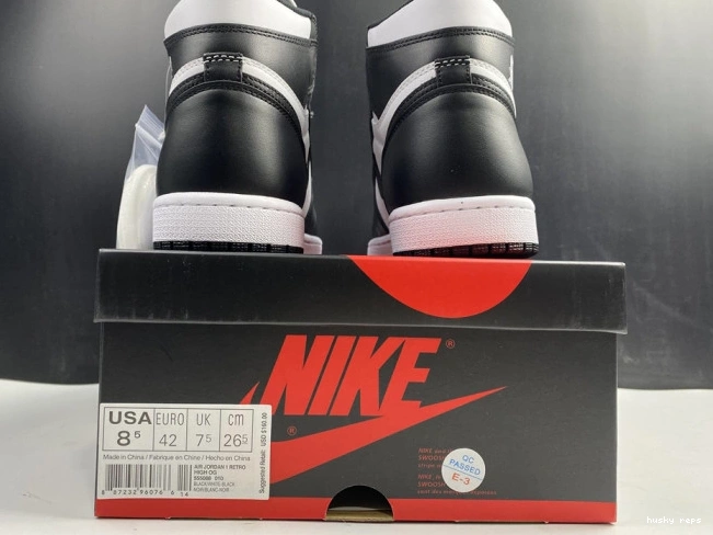Cheap Husky White 1 (2014) Black Air 555088-010 Retro Jordan 0630
